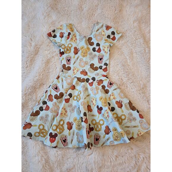 Sweet Petunia Clothing Mickey Sweet Treats Twirl Dress size 6 -stains - Picture 1 of 9